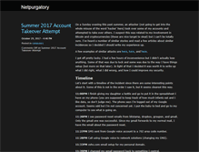 Tablet Screenshot of blog.netpurgatory.com